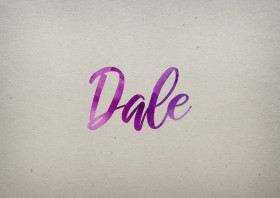 Dale Watercolor Name DP