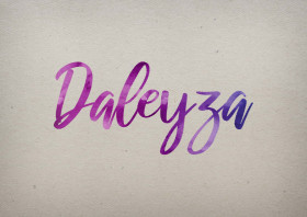 Daleyza Watercolor Name DP
