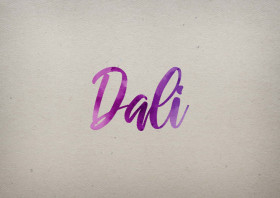 Dali Watercolor Name DP