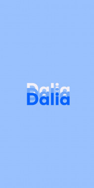Name DP: Dalia