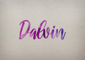 Dalvin Watercolor Name DP