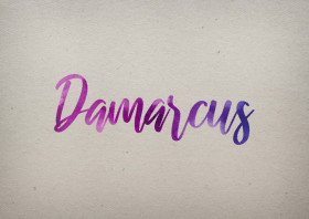 Damarcus Watercolor Name DP