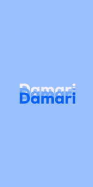 Name DP: Damari