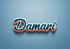 Cursive Name DP: Damari