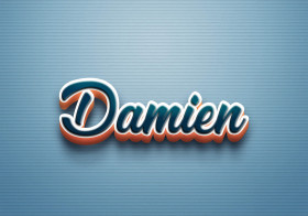 Cursive Name DP: Damien