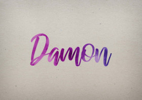 Damon Watercolor Name DP