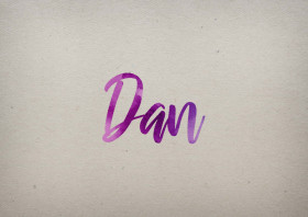 Dan Watercolor Name DP
