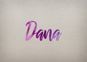 Dana Watercolor Name DP