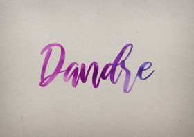Dandre Watercolor Name DP