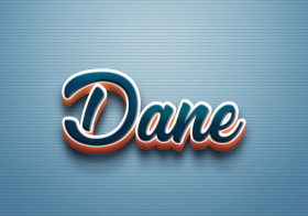 Cursive Name DP: Dane