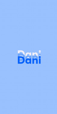 Name DP: Dani