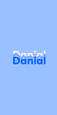 Name DP: Danial