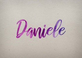 Daniele Watercolor Name DP