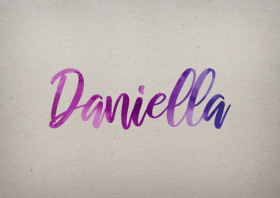 Daniella Watercolor Name DP