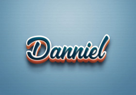 Cursive Name DP: Danniel