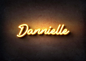 Glow Name Profile Picture for Dannielle