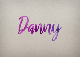 Danny Watercolor Name DP