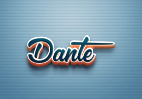 Cursive Name DP: Dante