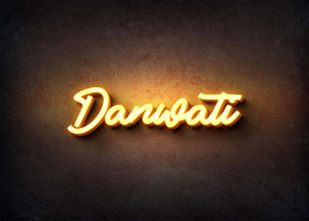 Glow Name Profile Picture for Danwati
