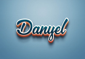 Cursive Name DP: Danyel