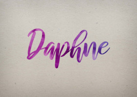 Daphne Watercolor Name DP