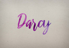 Darcy Watercolor Name DP