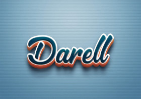 Cursive Name DP: Darell