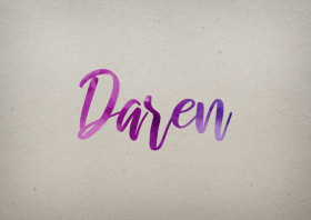 Daren Watercolor Name DP