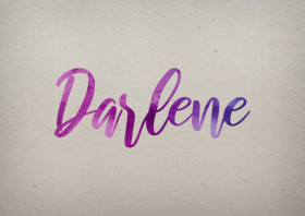 Darlene Watercolor Name DP
