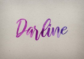 Darline Watercolor Name DP