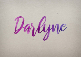 Darlyne Watercolor Name DP