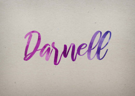 Darnell Watercolor Name DP