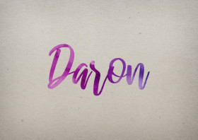 Daron Watercolor Name DP