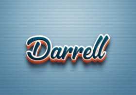 Cursive Name DP: Darrell