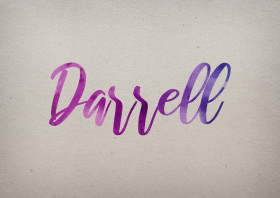Darrell Watercolor Name DP