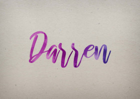 Darren Watercolor Name DP