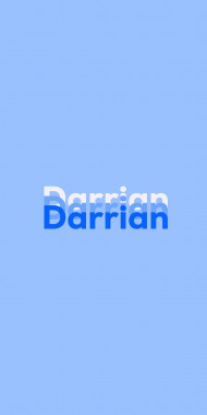 Name DP: Darrian