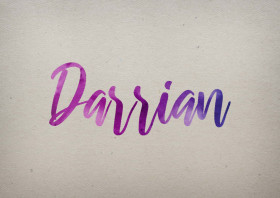 Darrian Watercolor Name DP