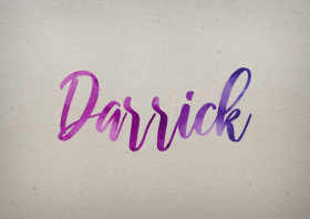 Darrick Watercolor Name DP