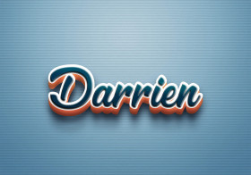 Cursive Name DP: Darrien