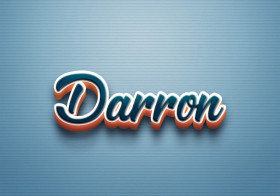 Cursive Name DP: Darron