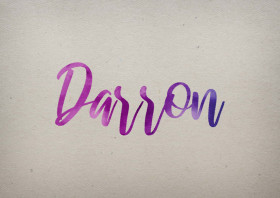 Darron Watercolor Name DP