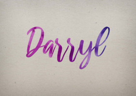 Darryl Watercolor Name DP