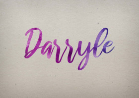 Darryle Watercolor Name DP