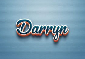 Cursive Name DP: Darryn