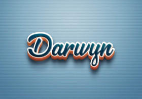 Cursive Name DP: Darwyn