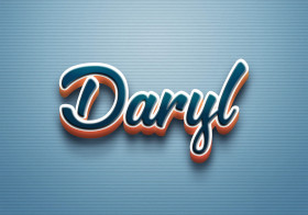 Cursive Name DP: Daryl