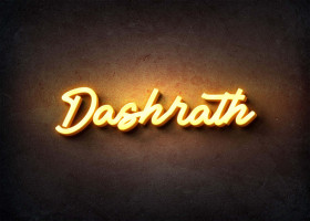Glow Name Profile Picture for Dashrath