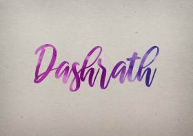 Dashrath Watercolor Name DP