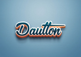 Cursive Name DP: Daulton